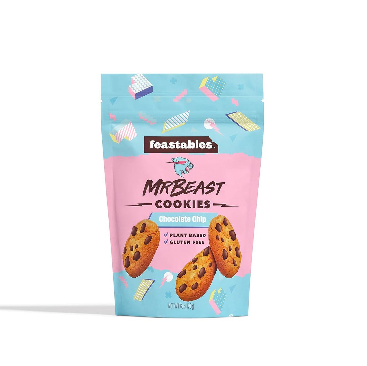 Печенье Feastables MrBeast Chocolate Chip Cookies, 170г, цена: 449