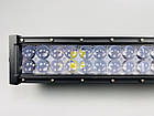 Прямокутна світлодіодна панель Фара LED BAR 180W (напівколо) 3D лінза 9-32В IP67 led chip 3030 60 led ламп, фото 9
