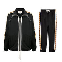 Спортивный костюм от Gucci - Gucci Black Technical Jersey Jogging Pants & Oversized Jacket.