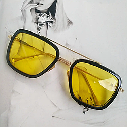 Уцінка Сонцезахисні окуляри Тоні Старка Жовтий  для фотосесій