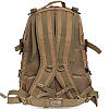 Рюкзак тактичний штурмовий сечовий 3D розмір 47х34х17 см 27 л койот, фото 5
