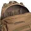 Рюкзак тактичний штурмовий сечовий 3D розмір 47х34х17 см 27 л койот, фото 7