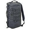 Рюкзак-сумка тактична штурмовий (25х23х45см) 5 л чорна, фото 2