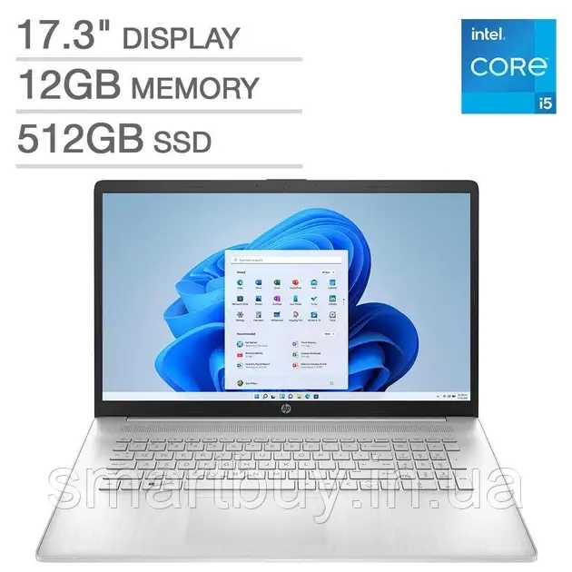 Ноутбук HP 17-cn2063cl 17.3" FHD IPS, Core i5-1235U, 12GB, 512GB гарантія 12 міс