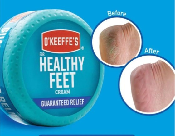 Крем для очень сухой потрескавшейся кожи ног O'Keeffe's for Healthy Feet США
