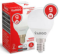 LED лампа VARGO G45 9W E14 855lm 4000K (V-111144)