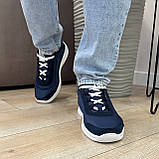 Кросівки чоловічі сині (Кл-4008), фото 5