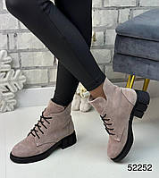Женские ботинки натуральная кожа 36-41 ботильоны зима на шнуровке