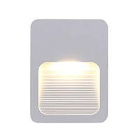 Подсветка для ступеней лестниц LUMINARIA STEP 2W WHITE 4200K 120x90x12 220V IP65