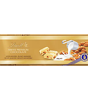 Шоколад Lindt Premium білий з мигдалем 300г