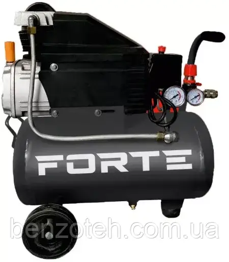 Компресор Forte FL-2T24N (24 літри, поршневий, масляний, продуктивність 200 л/хв.)