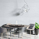 Самоклеюча декоративна 3D панель Камінь біла рвана цегла 700х770х5мм (155) SW-00000484, фото 5