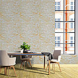 Самоклеюча декоративна 3D панель Камінь бежева рвана цегла700х770х3мм (157) SW-00000486, фото 5