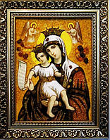 Икона из янтаря Милостивая и-13