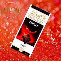 Темный шоколад Lindt Excellence Dark Chilli 100 г, Швейцария