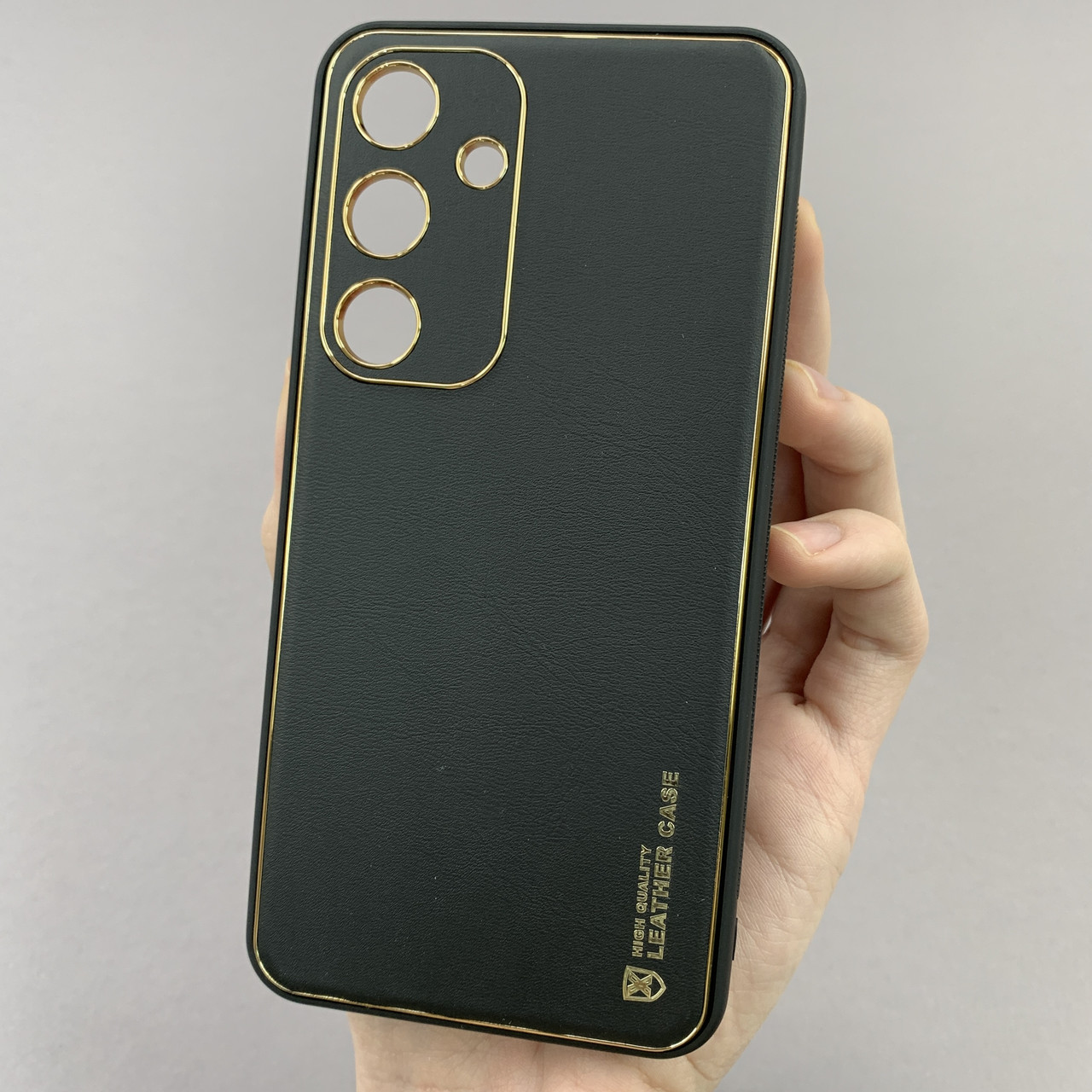 Чохол для Samsung Galaxy S24 шкіряний матовий чохол на телефон самсунг с24 чорний u9h
