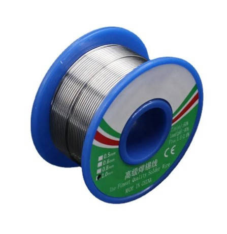 Паяльний олов'яний дріт для паяння 60/40 з каніфольним осердям 1mm, 50g, фото 1