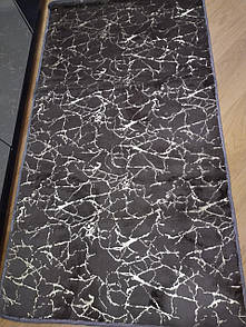 Килимок на підлогу Gold 80х150 см темно-сірий