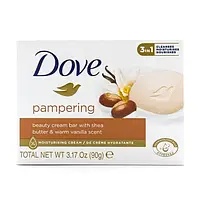 Тверде крем-мило Dove Purely Pampering Shea Butter Обійми ніжності, 90 г