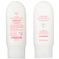 Лосьйон для тіла з екстрактом молока 3W Clinic Crystal White Milky Body Lotion, 150 г, фото 6