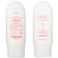 Лосьйон для тіла з екстрактом молока 3W Clinic Crystal White Milky Body Lotion, 150 г, фото 5