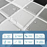 Декоративна ПВХ панель 960х480х4мм Чорно-біла мозаїка SW-00001432, фото 4