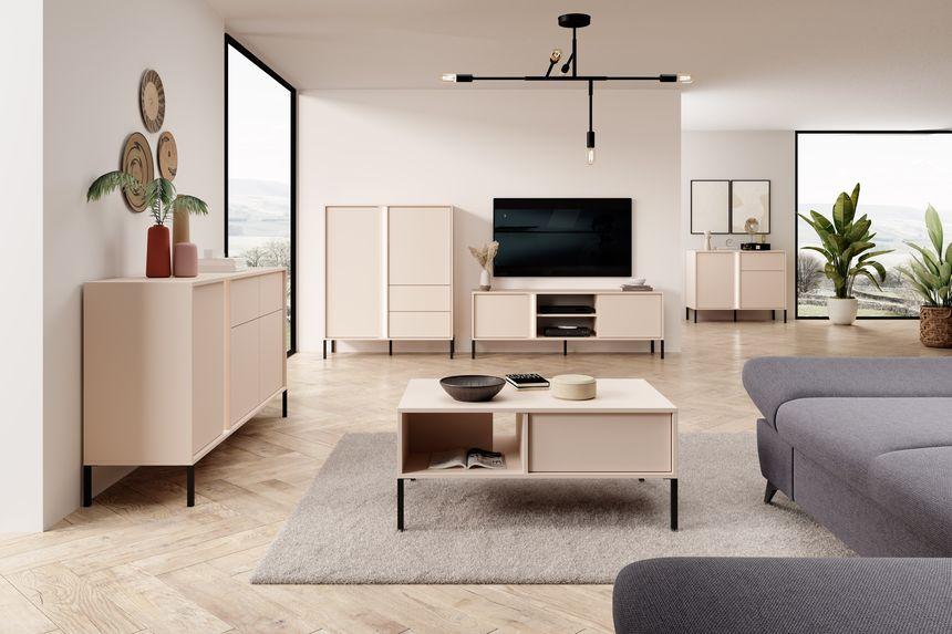 Вітальня з ЛДСП Dast (Fast) - 1 Бежевий Perfect Home, фото 1