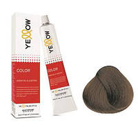 Краска для волос - Yellow Permanent Cosmetic Coloring Cream 100 мл Италия 7 Середній блондин