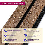 Рейка декоративна PS 2900х120х12мм Шоколадний мармур SW-00001754, фото 3