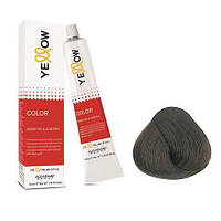 Краска для волос - Yellow Permanent Cosmetic Coloring Cream 100 мл Италия 6.11 Темний блондин інтенсивно-попелястий