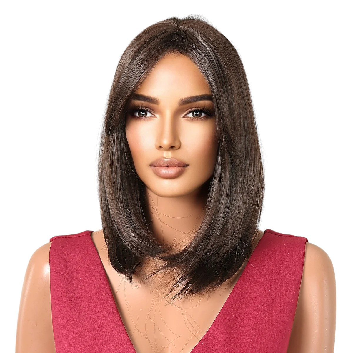 Перука Medium Brown, термоволокно VC1080-2