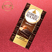 Темный шоколад с лесными орехами Ferrero Rocher Hazelnut 90 г, Италия