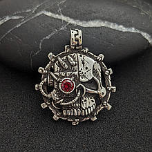 Механікус, Адептус Механікус кулон, підвіс, Warhammer 40000 з каменем, Срібло 925