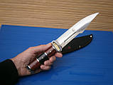 Ніж фултанг мисливський Columbia Рremium A16 в чохлі 30 см, фото 3