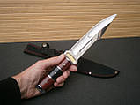 Ніж фултанг мисливський Columbia Рremium A16 в чохлі 30 см, фото 6
