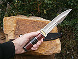 Ніж фултанг мисливський Columbia Рremium A16 в чохлі 30 см, фото 9