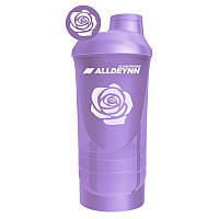 Шейкер AllNutrition Shaker 2in 1 Purple 600 ml + 350 ml