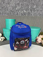 Дитячий рюкзак 26 см шкільний молодіжний з малюнком Гра в кальмара якісний рюкзак