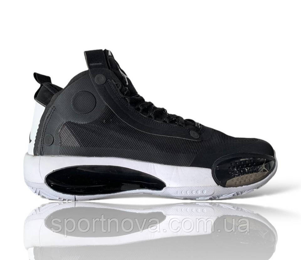 Чоловічі кросівки Nike Jordan 34 Текстиль/сітка чорний р 42(26.5)