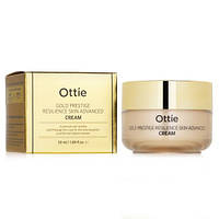 Ottie Gold Prestige Resilience Advanced Cream Питательный крем для упругости кожи с частичками золота