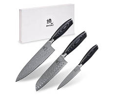 СТАЛЕВІ ДАМИ З 3 КОМПЛЕКТІВ SHIORI KURO MURO, SANTOKU І SIFU