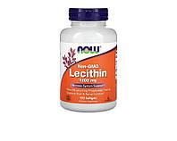 NOW Foods, Лецитин Lecithin Non-GMO, 1200 мг, 100 капсул