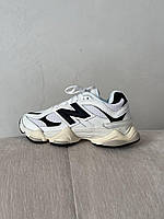 Мужские кроссовки New Balance 9060 Black/White (бело-черные) демисезонные спортивные стильные кроссы NB0043 НБ