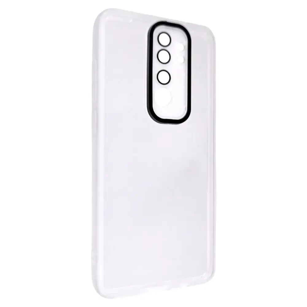 Силіконовий чохол Solid Color із захистом камери Xiaomi Redmi Note 8 Pro White