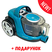 Мощный пылесос циклонного типа HENSCHLL XN19-89 3000W 4л с ручкой, без мешка Цвет Бирюзовый