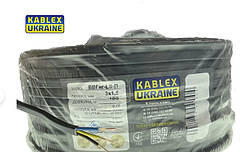 Кабель силовий моножила ВВГ 3х1,5 Одеса Каблекс (кратно 5м) ПОВНОМІРНИЙ