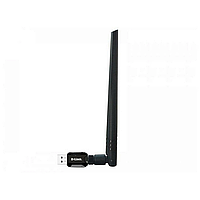 Беспроводной адаптер D-Link DWA-137/C1A 802.11n 150Mbps, внешняя антенна, USB Black