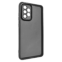 Силіконовий чохол Solid Color із захистом камери Samsung A52 / A52S Black