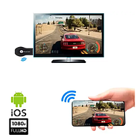 Беспроводной медиаплеер для телевизора Screen mirroring HDMI питание M9 от USB цвет черный