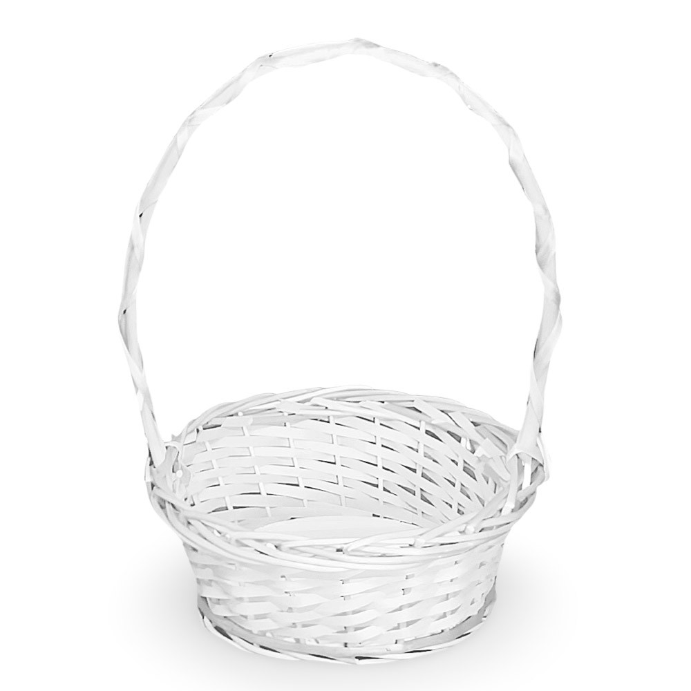 Кошик для квітів біла, фото 1